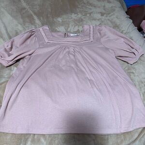 Everleigh Blush Pink Blouse M